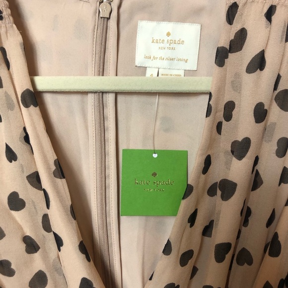 🎉HP Kate Spade New York Heartbeat Silk Mini Dress - Picture 8 of 8